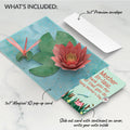 Water Lily Dragonfly Mother’s Day Pop-Up Card and Sentiment Set for Mother-in-Law