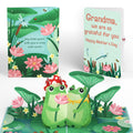 Time Well Spent Frogs Mother’s Day Pop-Up Card and Sentiment Set for Grandmother