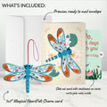 Peaceful Dragonfly Mother’s Day HeartFelt Charm Card™ and Sentiment Set for Wife