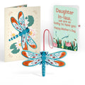 Peaceful Dragonfly Mother’s Day HeartFelt Charm Card™ and Sentiment Set for Daughter-in-law
