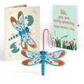 Peaceful Dragonfly Mother’s Day HeartFelt Charm Card™ and Sentiment Set for Sister