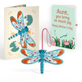 Peaceful Dragonfly Mother’s Day HeartFelt Charm Card™ and Sentiment Set for Aunt