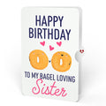 You Are My Everything Bagel Birthday Pop-Up Card and Sentiment Set for Sister