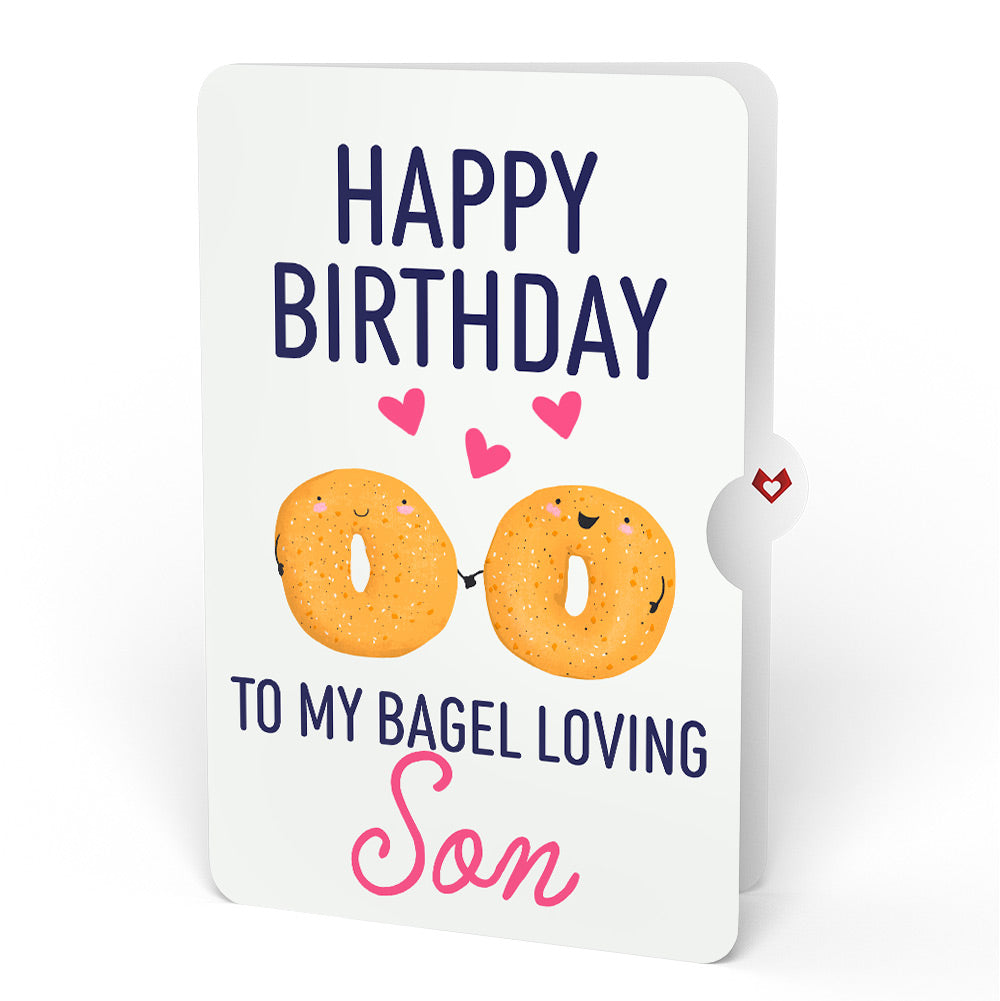 You Are My Everything Bagel Birthday Pop-Up Card and Sentiment Set for Son