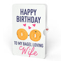 You Are My Everything Bagel Birthday Pop-Up Card and Sentiment Set for Wife