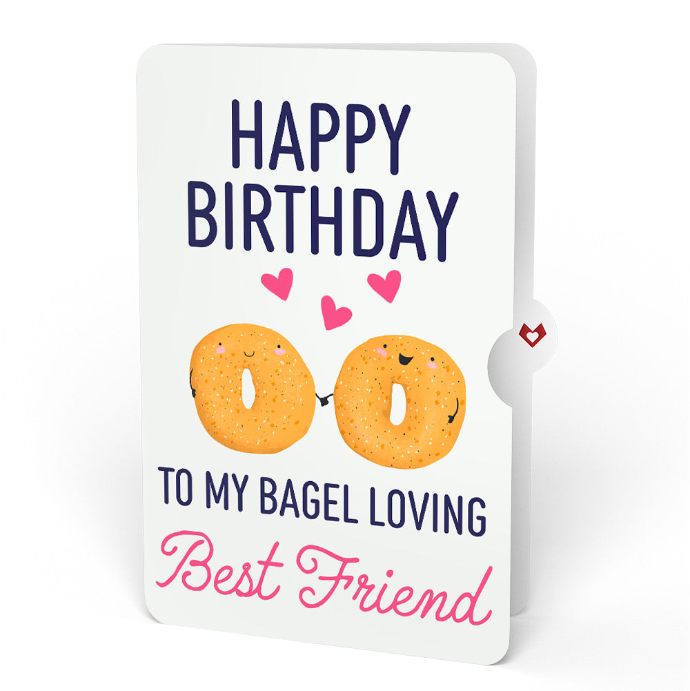 You Are My Everything Bagel Birthday Pop-Up Card and Sentiment Set for Best Friend