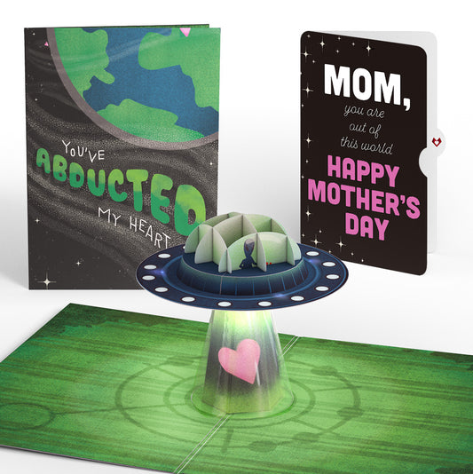 You've Abducted My Heart Mother’s Day Light-Up Pop-Up Card and Sentiment Set for Mom
