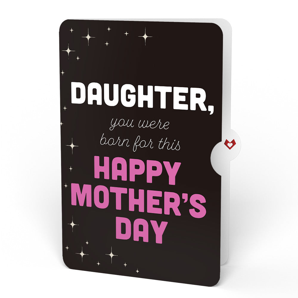 You've Abducted My Heart Mother’s Day Light-Up Pop-Up Card and Sentiment Set for Daughter