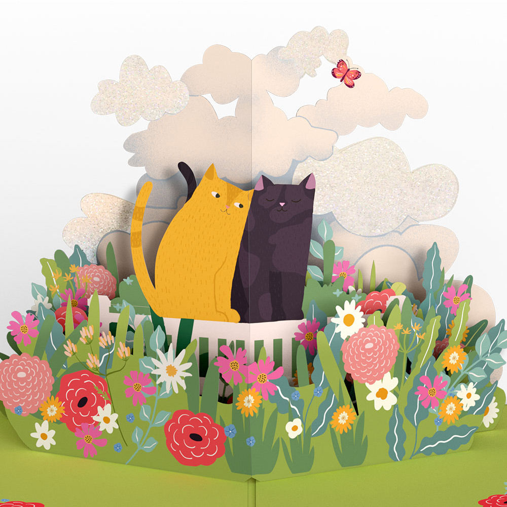 I Love Mew Cats Birthday Pop-Up Card and Sentiment Set for Mom