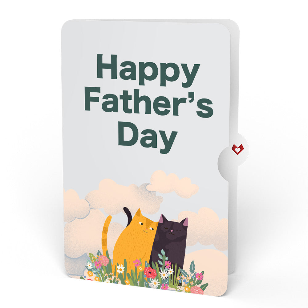 I Love Mew Cats Father’s Day Pop-Up Card and Sentiment Set for Dad