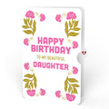 Vintage Floral Love You Heart Birthday Pop-Up Card and Sentiment Set for Daughter