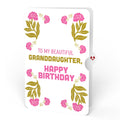 Vintage Floral Love You Heart Birthday Pop-Up Card and Sentiment Set for Granddaughter