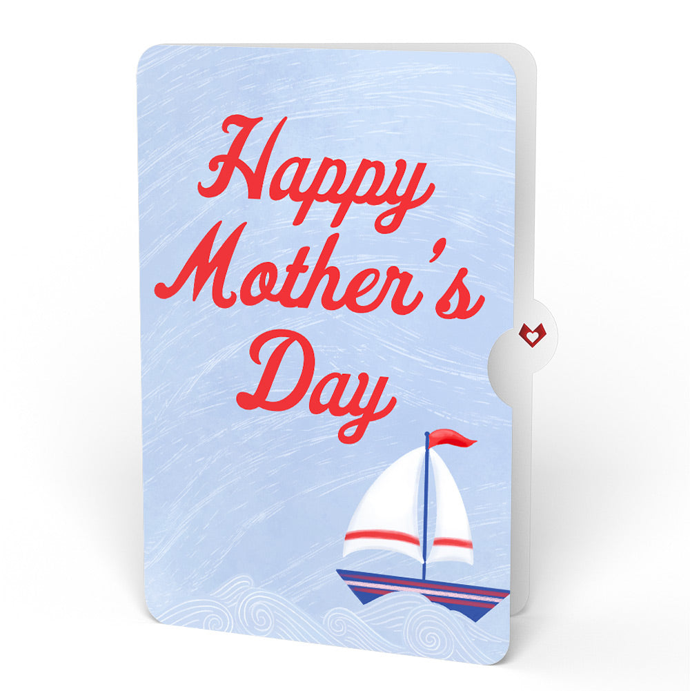 Sunshine and Sea Breezes Lighthouse Mother’s Day Suncatcher Card and Sentiment Set for Mom