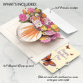 Blooming Carrot Bouquet Mother’s Day Pop-Up Card and Sentiment Set for Mom