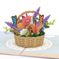Flower Basket Mother’s Day Pop-Up Card and Sentiment Set for Mom