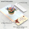 Flower Basket Mother’s Day Pop-Up Card and Sentiment Set for Mom