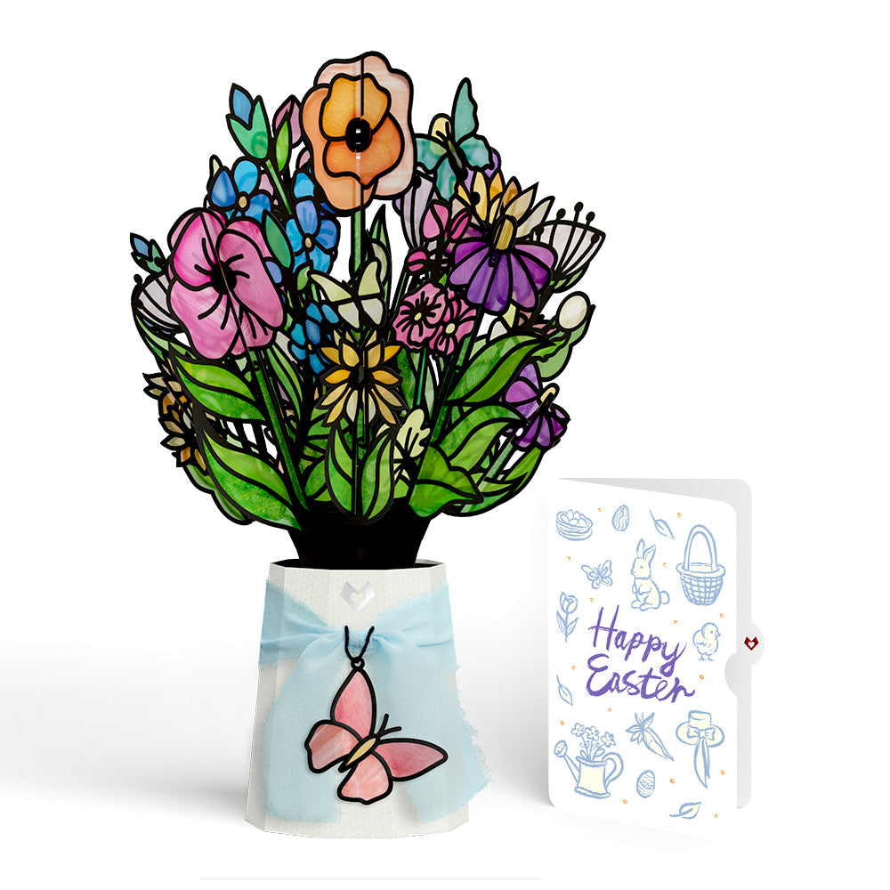 Garden Glow Easter Suncatcher Bouquet and Sentiment Set