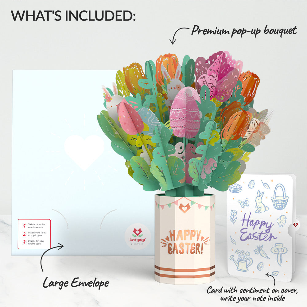Flower Easter Bouquet and Sentiment Set