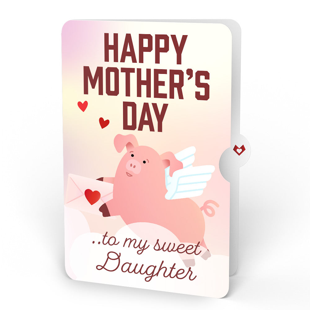 Hogs and Kisses Mother’s Day Music and Lights Pop-Up Card and Sentiment Set for Daughter