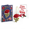 Everlasting Rose Mother’s Day HeartFelt Charm Card™ and Sentiment Set for Wife