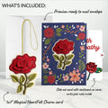 Everlasting Rose Sympathy HeartFelt Charm Card™ and Sentiment Set