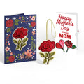 Everlasting Rose Mother’s Day HeartFelt Charm Card™ and Sentiment Set for Mom