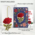 Everlasting Rose Mother’s Day HeartFelt Charm Card™ and Sentiment Set for Mom