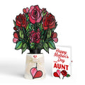 Radiant Rose Mother’s Day Suncatcher Bouquet and Sentiment Set for Aunt