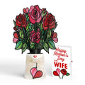 Radiant Rose Mother’s Day Suncatcher Bouquet and Sentiment Set for Wife