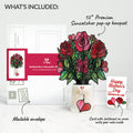 Radiant Rose Mother’s Day Suncatcher Bouquet and Sentiment Set for Mother-in-Law