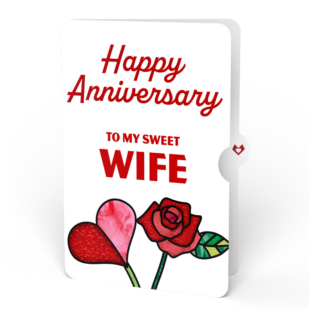 Red Rose Anniversary Grand Bouquet and Sentiment Set for Wife