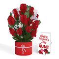 Red Rose Mother’s Day Grand Bouquet and Sentiment Set for Aunt