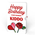 Red Rose Birthday Grand Bouquet and Sentiment Set for Kid