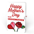 Red Rose Mother’s Day Grand Bouquet and Sentiment Set for Grandmother