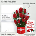 Red Rose Mother’s Day Grand Bouquet and Sentiment Set for Grandmother