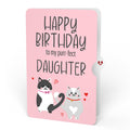 Love Cats Birthday Pop-Up Card and Sentiment Set for Daughter