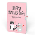 Love Cats Anniversary Pop-Up Card and Purrfect Cats Sentiment Set