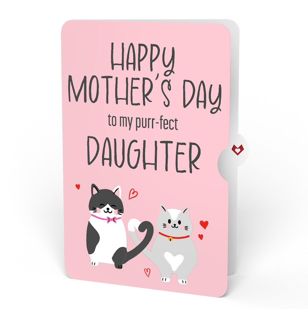 Love Cats Mother’s Day Pop-Up Card and Sentiment Set for Daughter