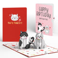 Love Cats Birthday Pop-Up Card and Sentiment Set
