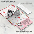 Love Cats Birthday Pop-Up Card and Sentiment Set for Husband