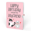 Love Cats Birthday Pop-Up Card and Sentiment Set for Boyfriend