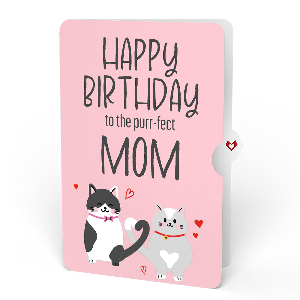 Love Cats Birthday Pop-Up Card and Sentiment Set for Mom