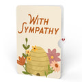 Botanical Bee Sympathy HeartFelt Charm Card™ and Sentiment Set