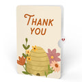 Botanical Bee Thank You HeartFelt Charm Card™ and Sentiment Set