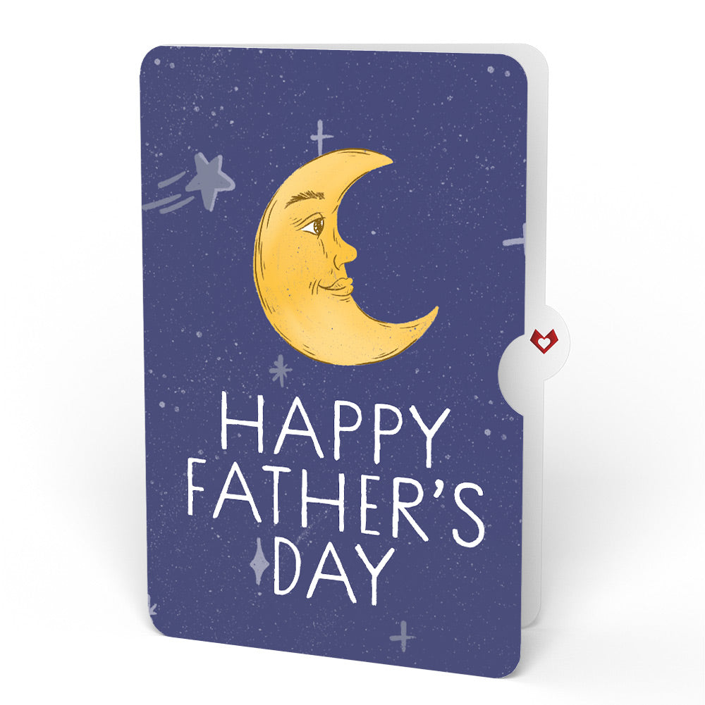 Love You to the Moon and Back Father’s Day Light-Up Pop-Up Card and Sentiment Set for Dad