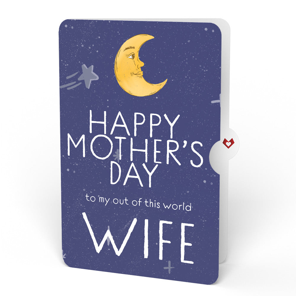 Love You to the Moon and Back Mother’s Day Light-Up Pop-Up Card and Sentiment Set for Wife