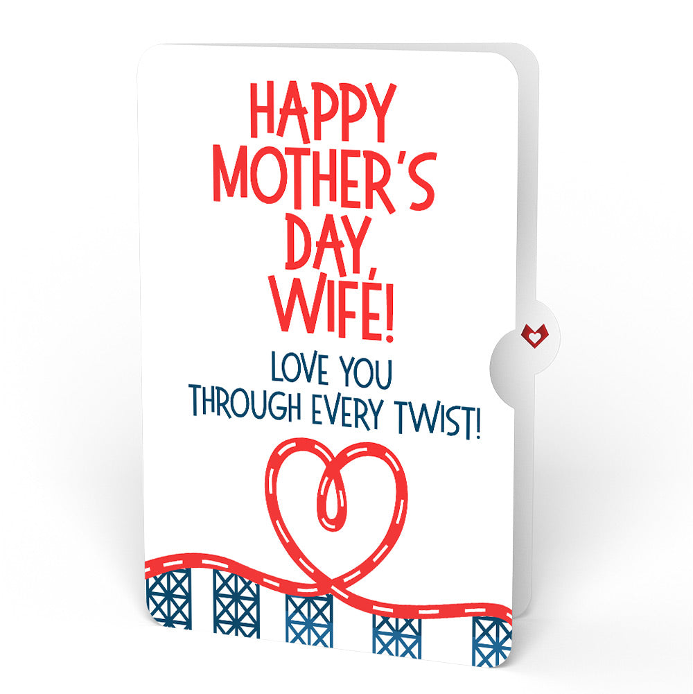 Love Rollercoaster Mother’s Day Pop-Up Card and Sentiment Set for Wife