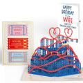 Love Rollercoaster Birthday Pop-Up Card and Sentiment Set for Wife