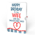 Love Rollercoaster Birthday Pop-Up Card and Sentiment Set for Wife