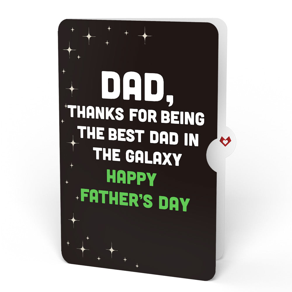 You've Abducted My Heart Father’s Day Light-Up Pop-Up Card and Sentiment Set for The Best Dad